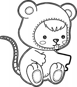 Mouse Coloring Page 18