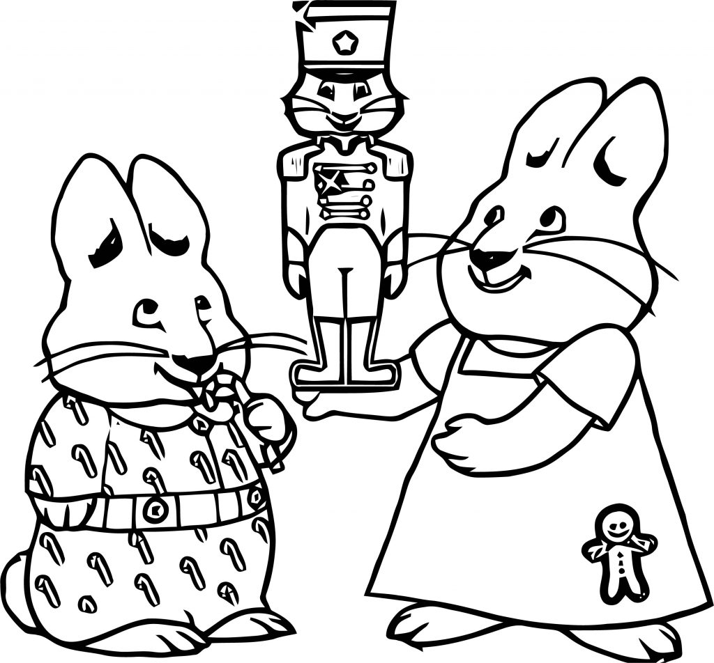 Mr Nutcracker Artwork Max And Ruby Coloring Page - Wecoloringpage.com