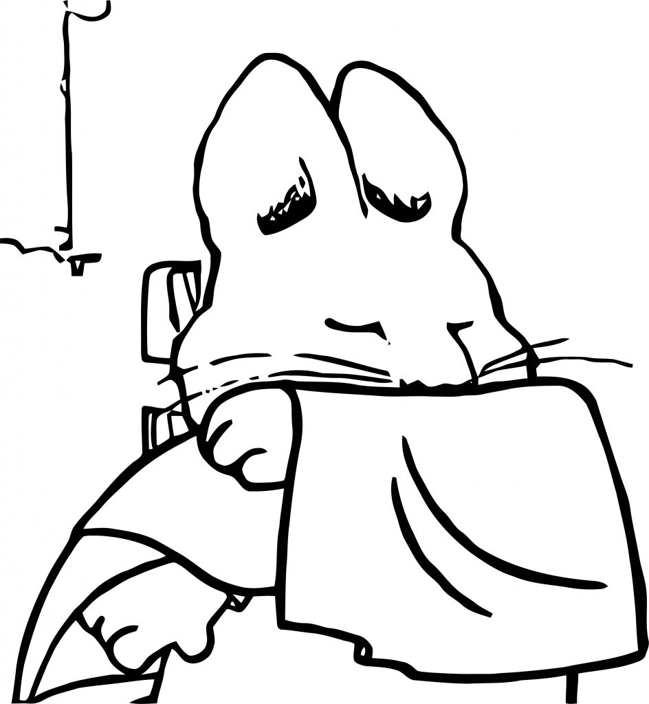 Max Coloring O Dguisements Max Et Ruby Max And Ruby Coloring Page - Wecoloringpage.com
