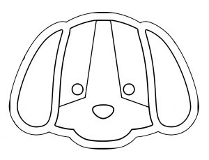 Outline Puppy Dog Dog Puppy Coloring Page