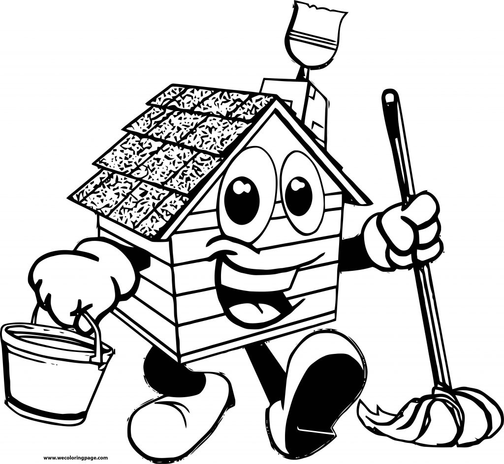 Painter House Coloring Page - Wecoloringpage.com