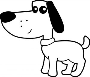 Puppy Dog Smile Coloring Page