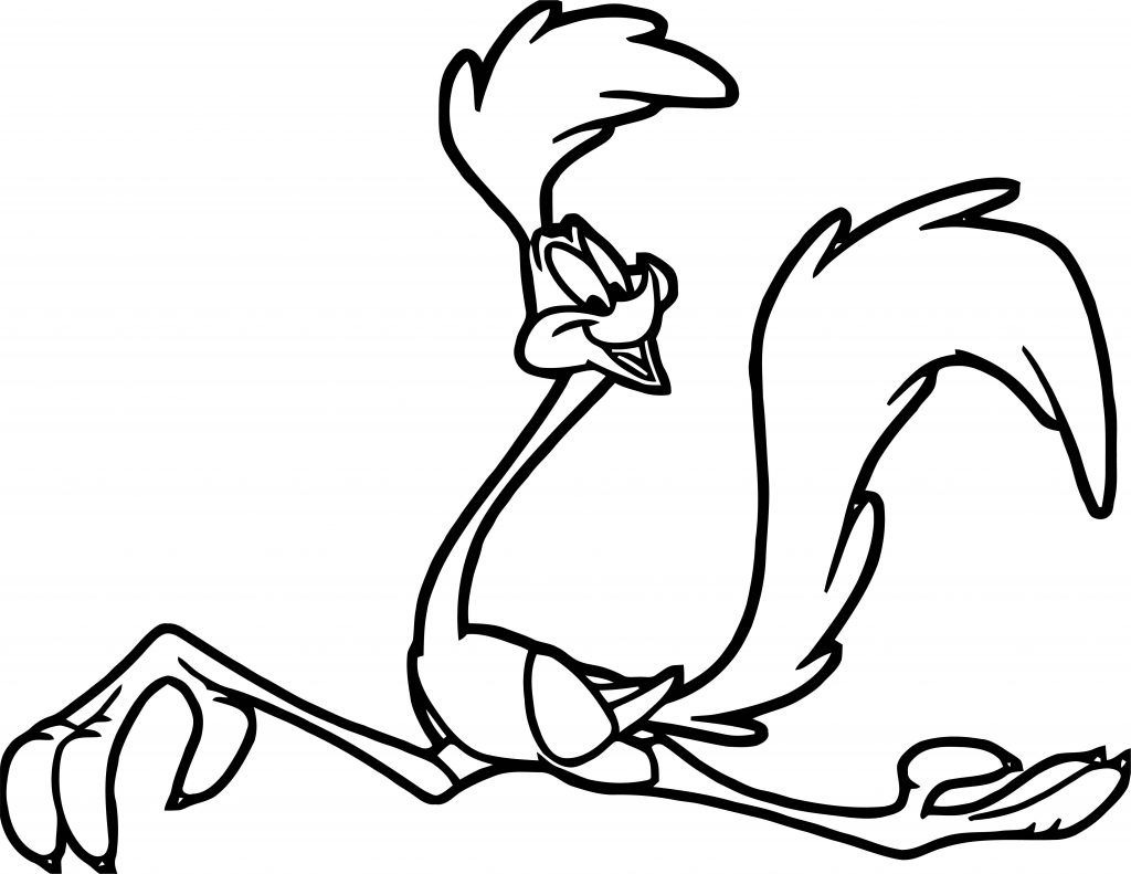 Roadrunner Looney Tunes The Looney Tunes Show Coloring Page ...