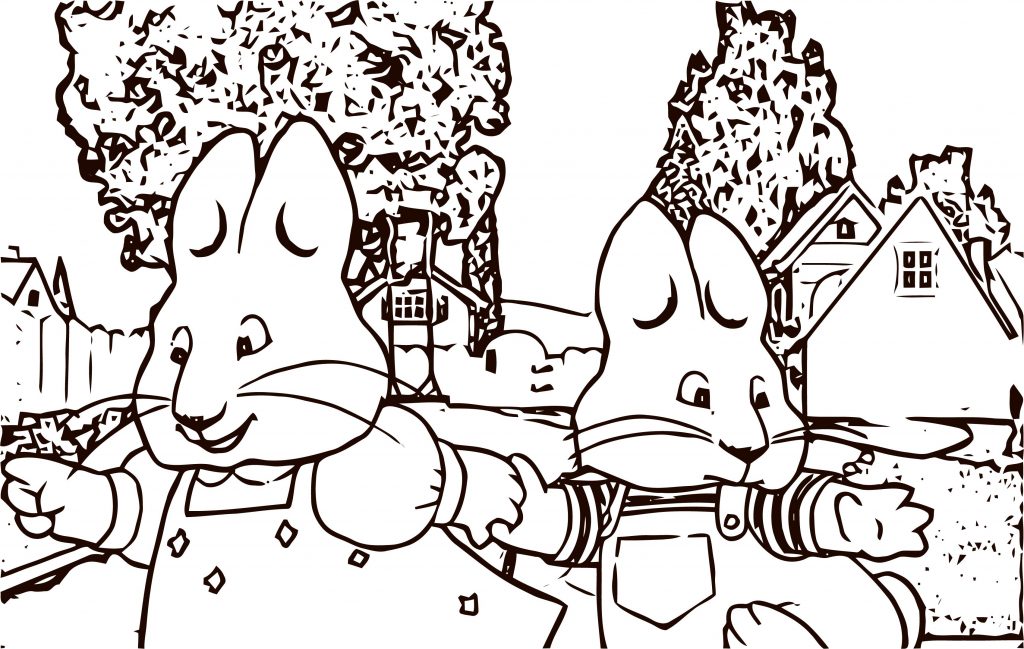 Ruby Go Max And Ruby Coloring Page - Wecoloringpage.com