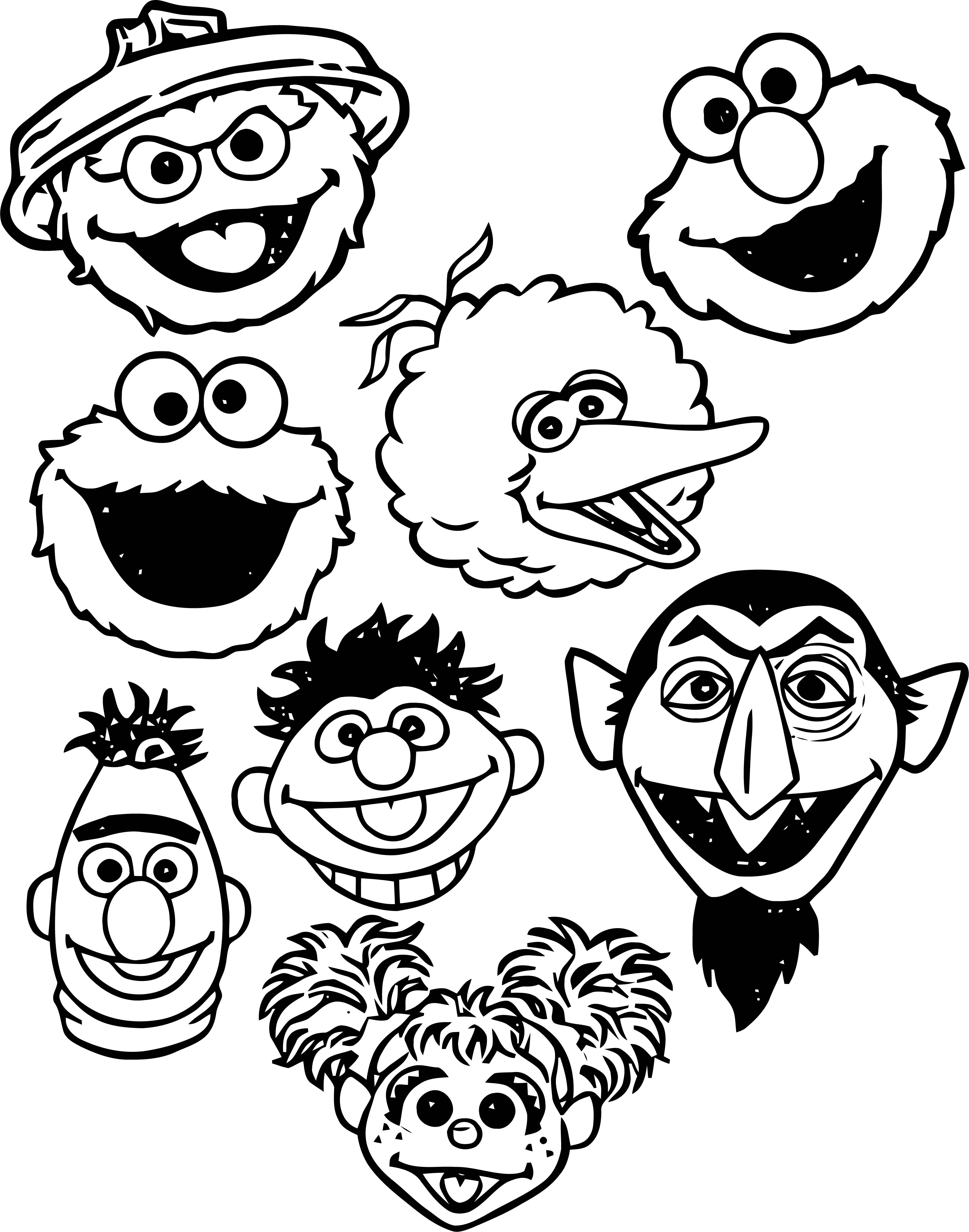 Printable Sesame Street Characters Coloring Pages Free Coloring Pages Printable Sesame Street Characters Coloring Pages Free Coloring Pages
