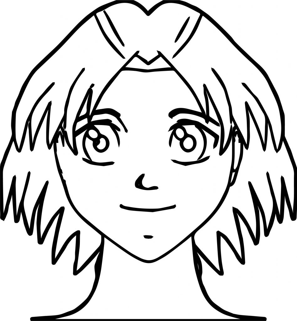 Soccer Player Face Manga Coloring Page - Wecoloringpage.com