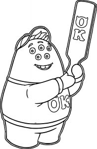 Squishy Paddle Coloring Page