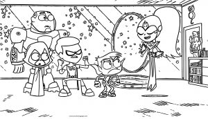 Star Fire The Terrible Still Teen Titans Go Coloring Page