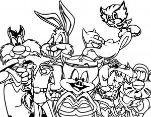 Super Looney Tunes The Looney Tunes Show Coloring Page