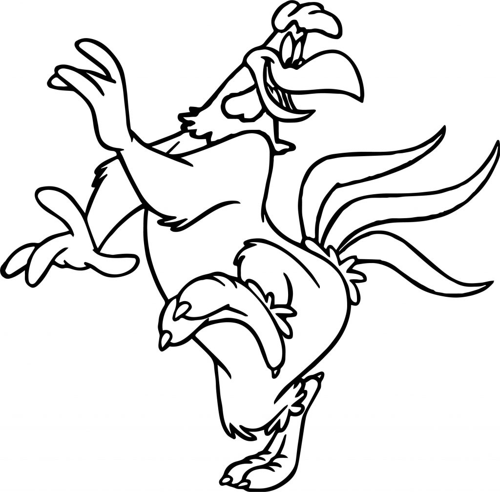 The Looney Tunes Cock Coloring Page - Wecoloringpage.com