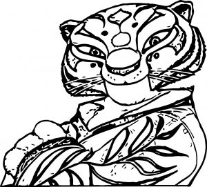 Tigress Hero Coloring Page