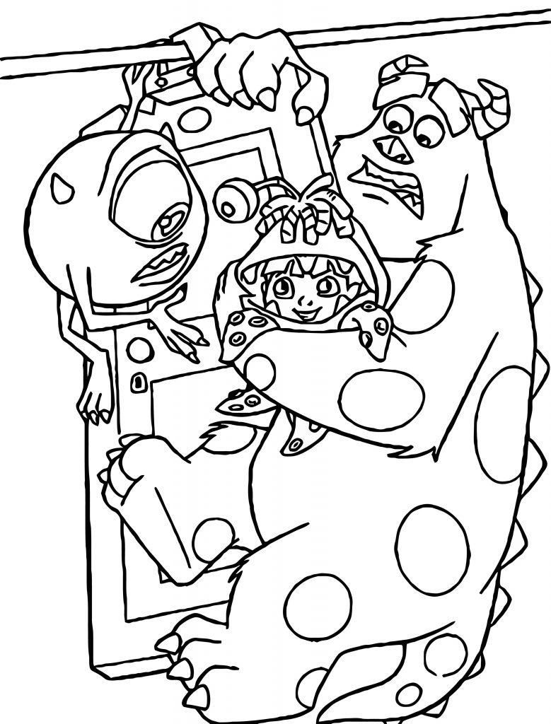 Disney Monsters Coloring Pages 17 - Wecoloringpage.com