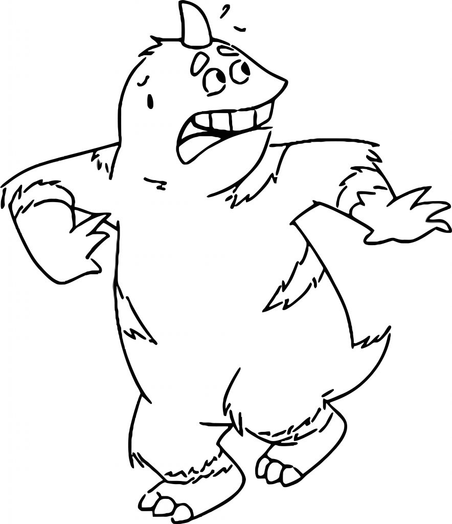 Monster S 4 Coloring Pages | Wecoloringpage.com