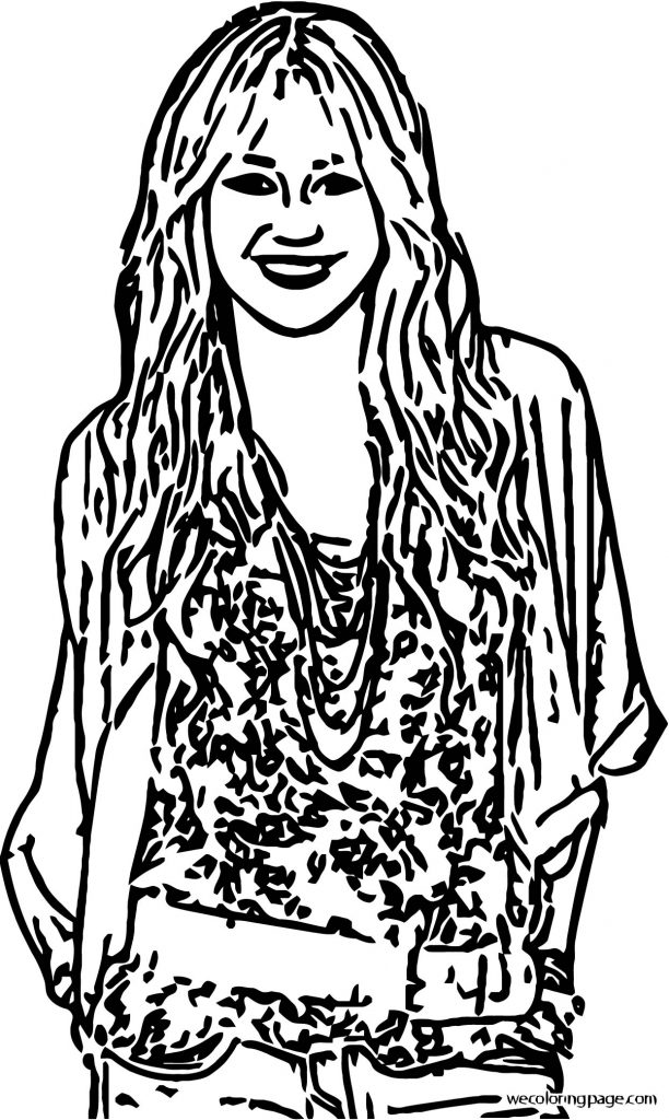 Hannah Montana Coloring Page 58 | Wecoloringpage.com