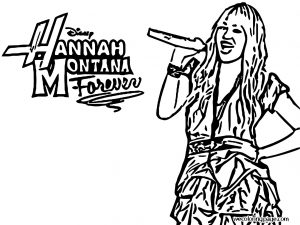 Hannah Montana Coloring Page 54