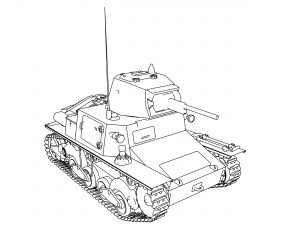 L6 40 Tank 2 Military Coloring Page