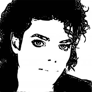 Michael Jackson Coloring Page 23