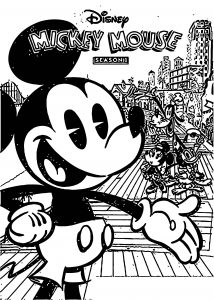 Mickey Mouse Cartoon Coloring Page Wecoloringpage 019