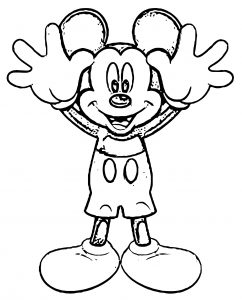 Mickey Mouse Cartoon Coloring Page Wecoloringpage 026