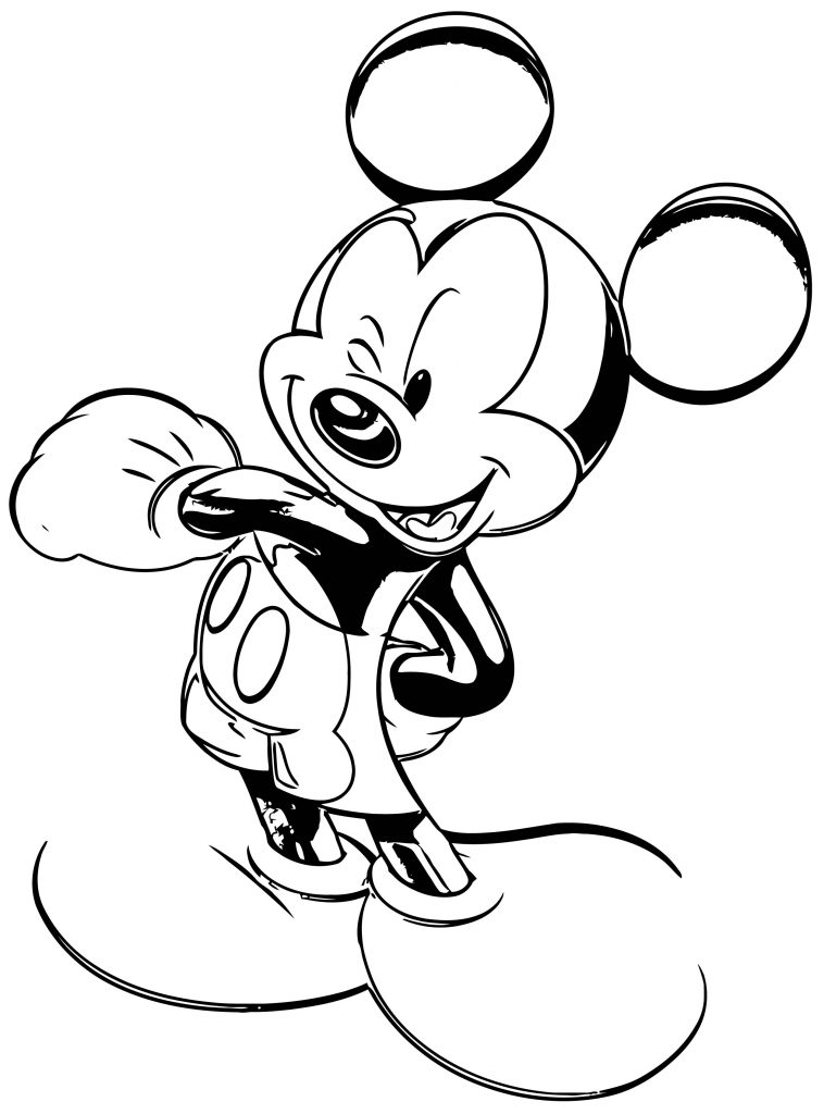 Mickey Mouse Cartoon Coloring Page Wecoloringpage 029 - Wecoloringpage.com