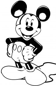 Mickey Mouse Cartoon Coloring Page Wecoloringpage 038