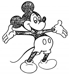 Mickey Mouse Cartoon Coloring Page Wecoloringpage 039