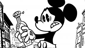 Mickey Mouse Cartoon Coloring Page Wecoloringpage 058