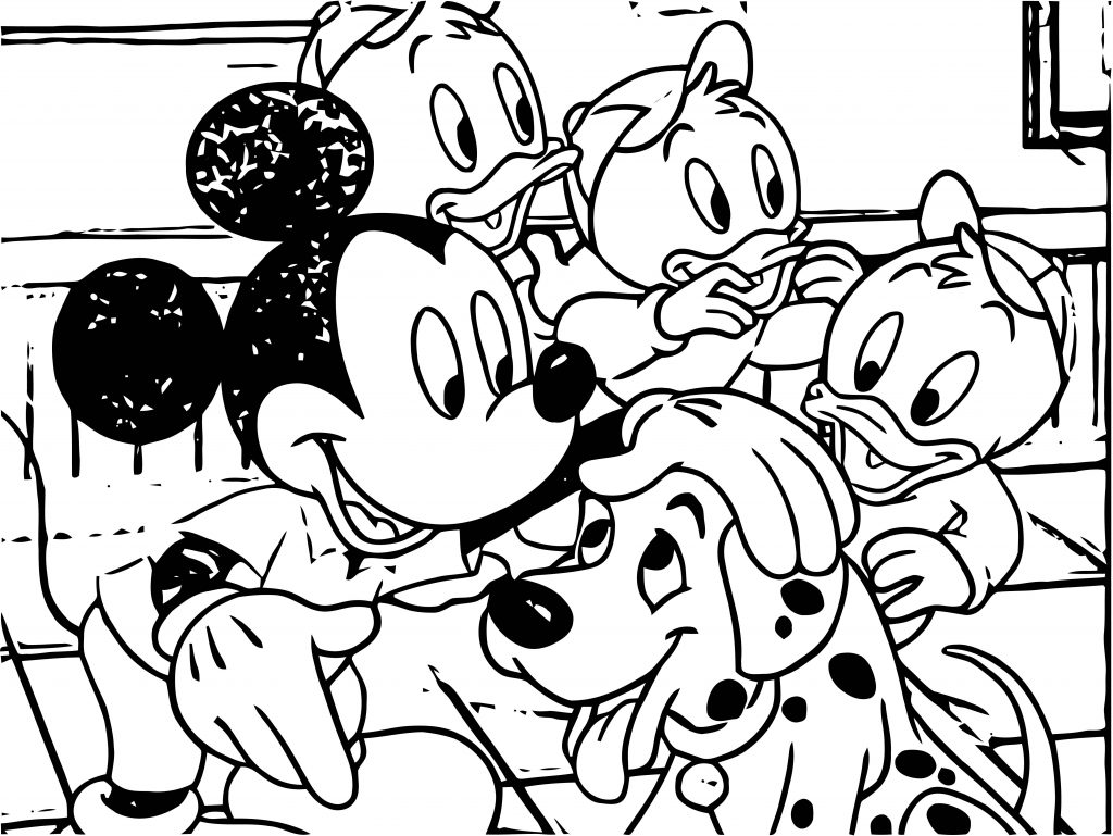 Mickey Mouse Cartoon Coloring Page Wecoloringpage 064