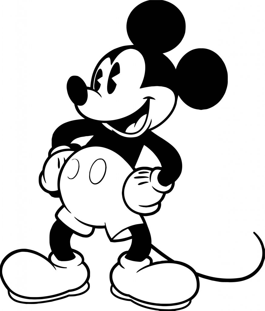 Mickey Mouse Cartoon Coloring Page Wecoloringpage 069 - Wecoloringpage.com