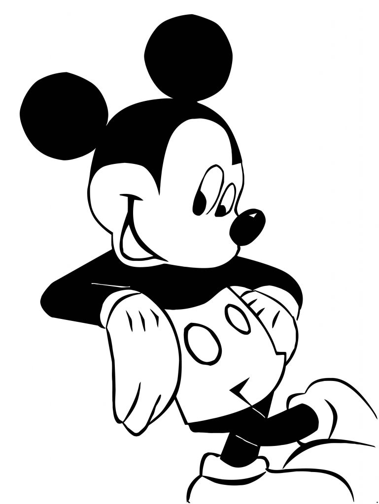 Mickey Mouse Cartoon Coloring Page Wecoloringpage 077   Wecoloringpagecom