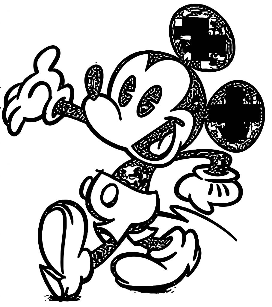 Mickey Mouse Cartoon Coloring Page Wecoloringpage 087 