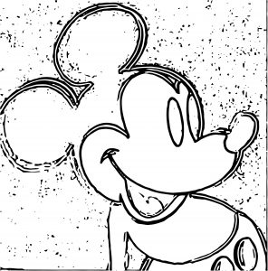 Mickey Mouse Cartoon Coloring Page Wecoloringpage 103