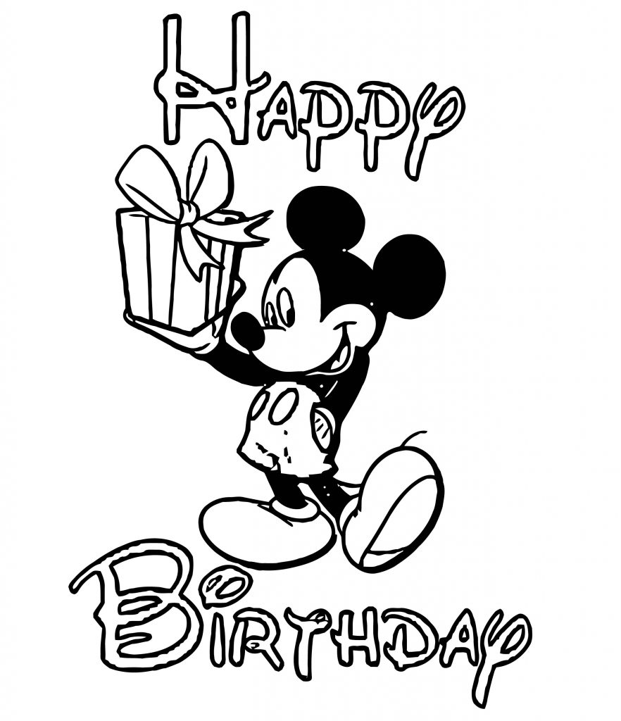 Mickey Mouse Cartoon Coloring Page Wecoloringpage 124 - Wecoloringpage.com