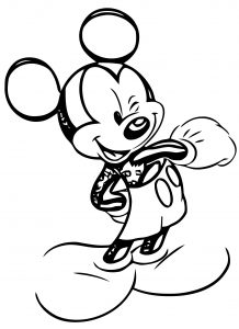 Mickey Mouse Cartoon Coloring Page Wecoloringpage 127