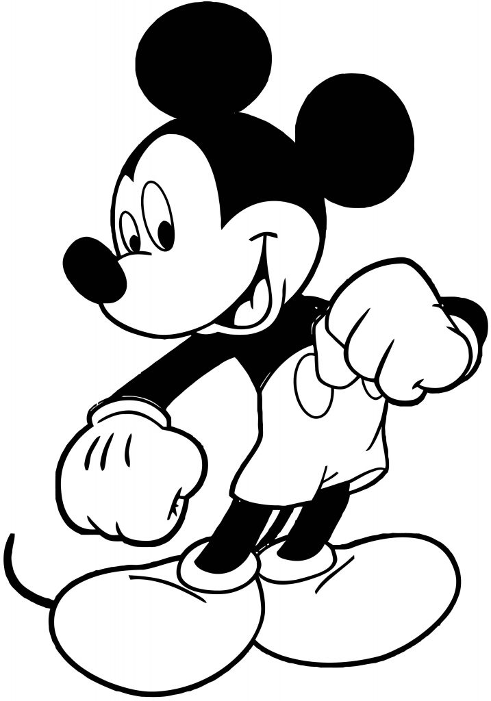 Mickey Mouse Cartoon Coloring Page Wecoloringpage 133 - Wecoloringpage.com