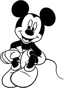 Mickey Mouse Cartoon Coloring Page Wecoloringpage 145