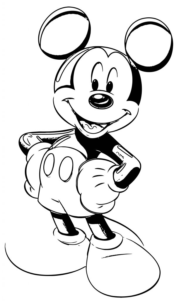 Mickey Mouse Cartoon Coloring Page Wecoloringpage 147 - Wecoloringpage.com