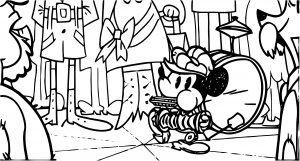 Mickey Mouse Cartoon Coloring Page Wecoloringpage 153