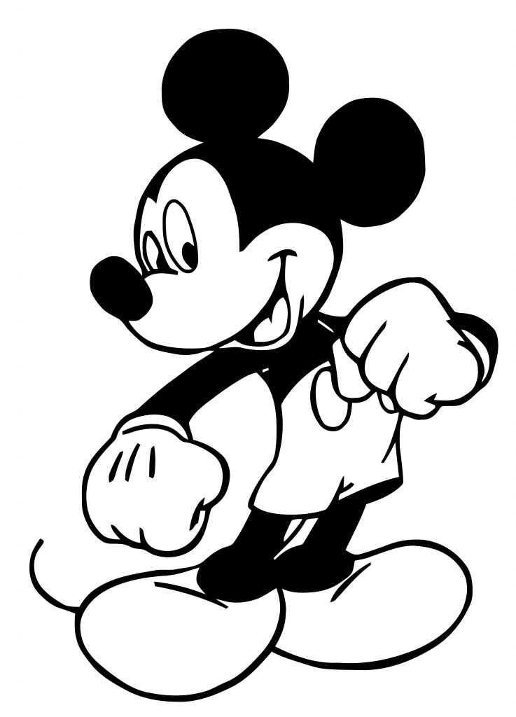 Mickey Mouse Cartoon Coloring Page Wecoloringpage 168 - Wecoloringpage.com