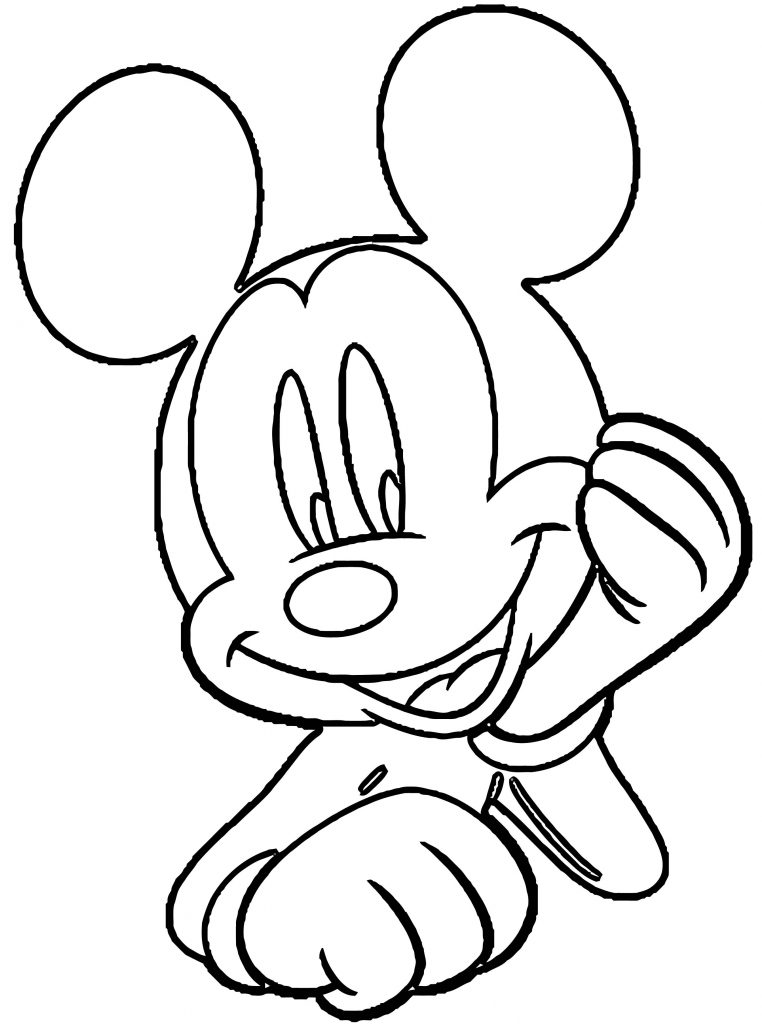 Mickey Mouse Cartoon Coloring Page Wecoloringpage 173   Wecoloringpagecom