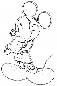 Mickey Mouse Coloring Pages Best