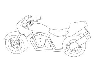 Motorcycle Coloring Pages 07