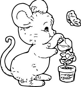 Mouse Jpeg Coloring Page 124