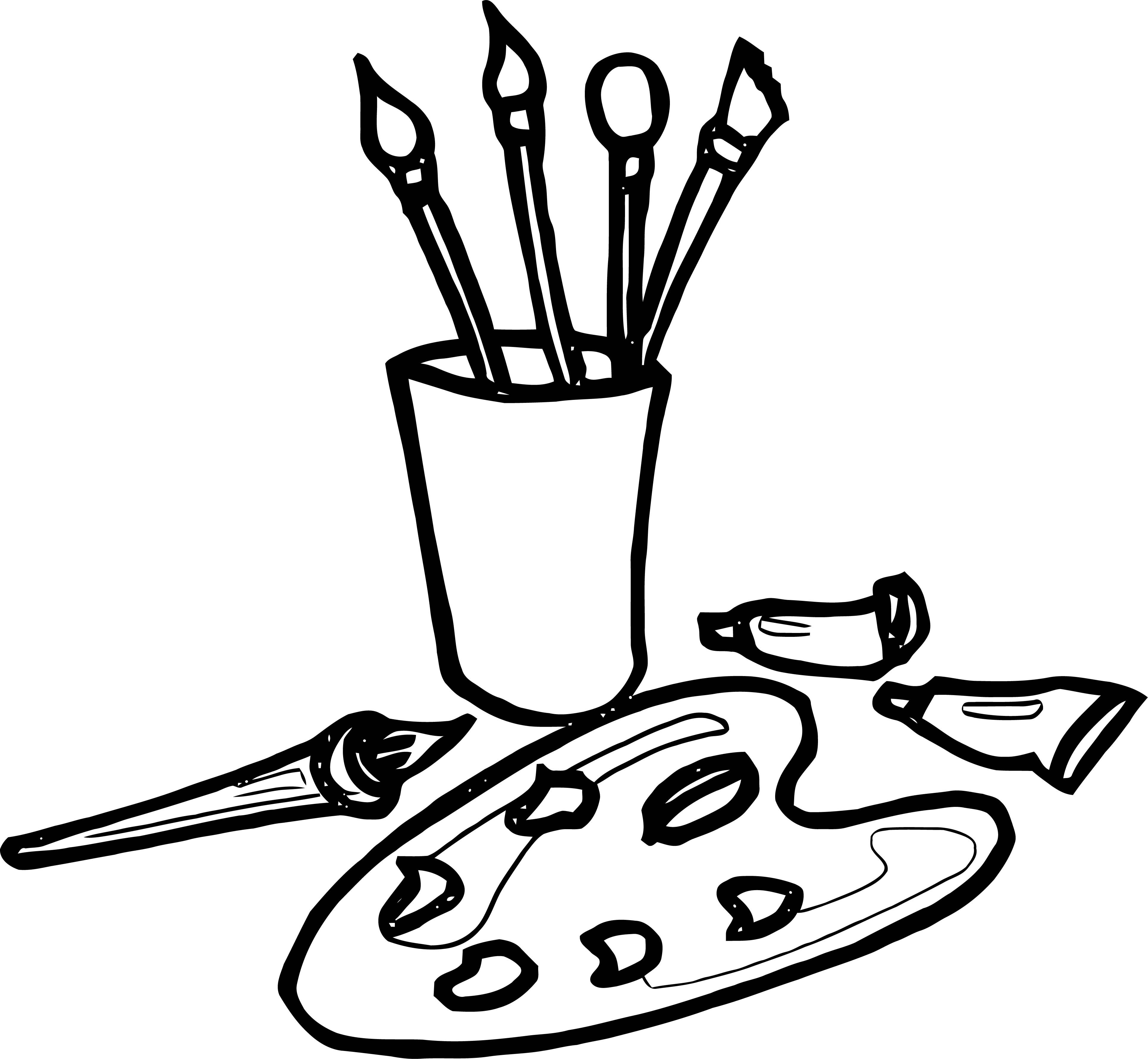Painter Coloring Page 16