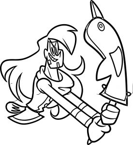 How To Draw Half Prohyas From Mighty Magiswords Coloring Page