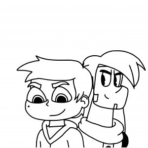 Marco Diaz And Prohyas Warrior Coloring Page