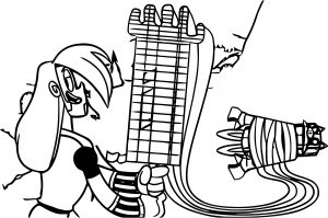 Mighty Magisword Vambre Music Guitar Coloring Page