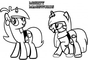Mighty Magiswords Mlp Coloring Page