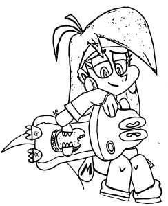 Vambre And Grup Cookie Coloring Page