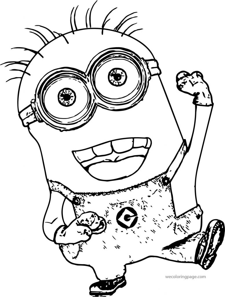 Minions Baby Coloring Page - Wecoloringpage.com